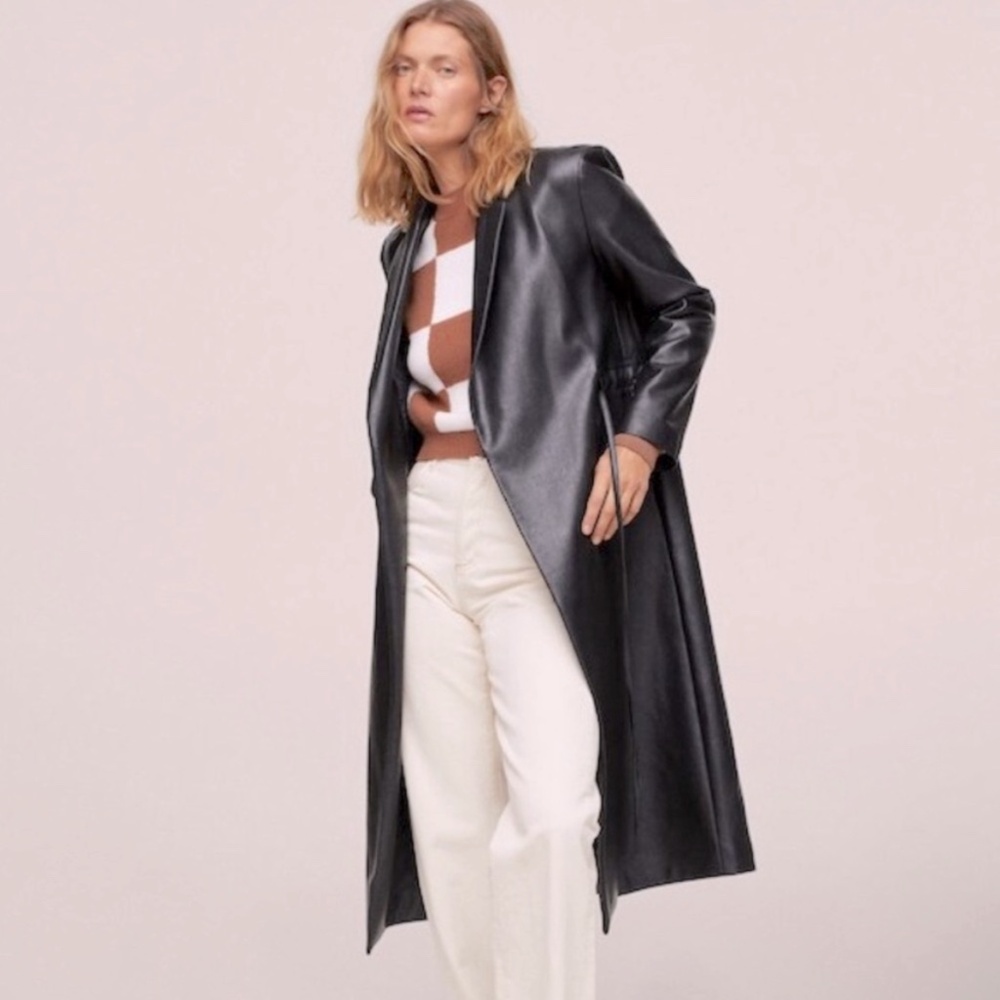 Mango longline jacket